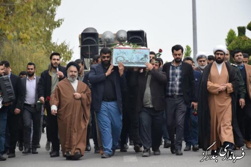 دانشجویان بندرگز با شهید گمنام تجدید میثاق کردند