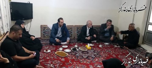 دیدار فرماندار بندرگز با معتمدین روستای وطنا