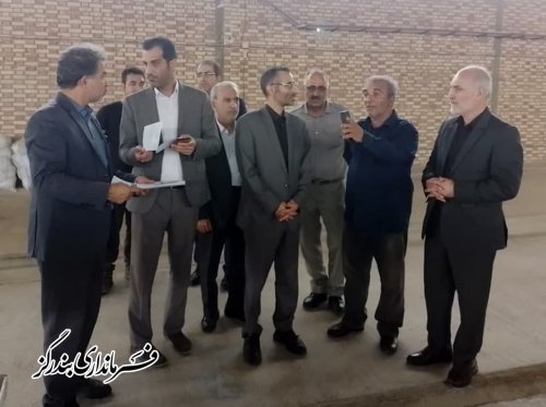 بازدید مدیر کل بازرسی استان و فرماندار بندرگز از واحدهای تولیدی