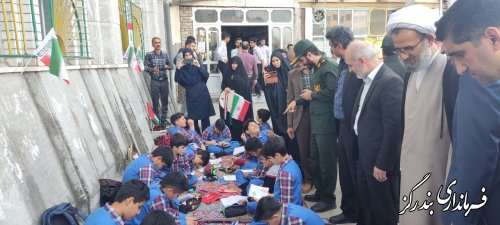 راهپیمایی پر شور مردم و دانش آموزان شهرستان بندرگز به مناسبت یوم الله ۱۳ آبان