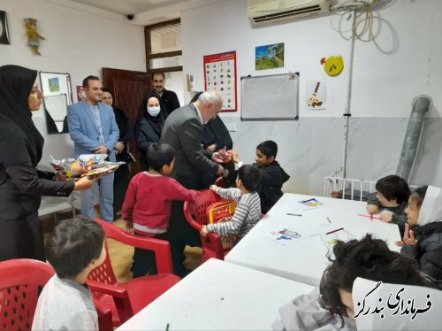 گزارش تصویری||بازدید فرماندار شهرستان بندرگز از مرکز روزانه توانبخشی ذهنی