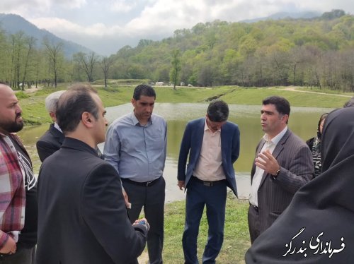 گزارش تصویری||بازدید میدانی از آب بندان روستای استون آباد شهرستان بندرگز