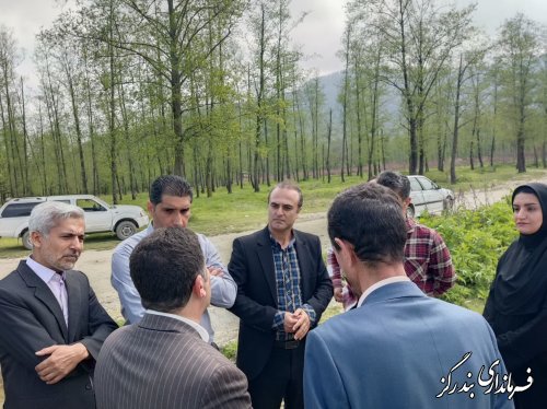 گزارش تصویری||بازدید میدانی از آب بندان روستای استون آباد شهرستان بندرگز