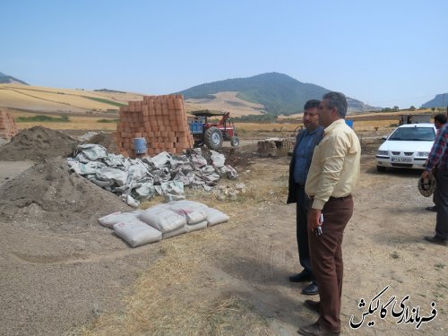 بازدید فرماندار گالیکش از بزرگترین ساختمان اداری،آموزشی شهرستان