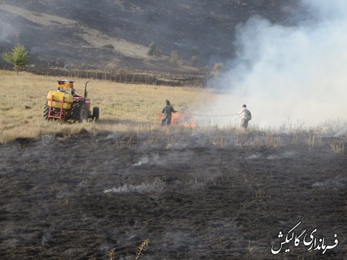 آتش سوزی پارک ملی گلستان بطور کامل مهارشد