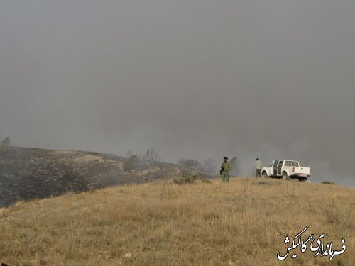 آتش سوزی پارک ملی گلستان بطور کامل مهارشد