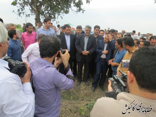 افتتاح طرح آبیاری تحت فشار مزارع استان بصورت متمرکز با حضور وزیر جهاد کشاورزی