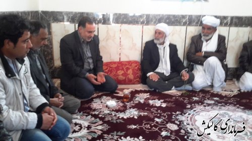 بازدید قاضوی بخشدار لوه از روستای دار آباد