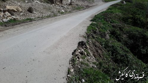 بازدید قاضوی بخشدار لوه از روستای منجلو