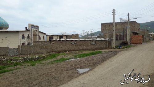 بازدید قاضوی بخشدار لوه از روستای پاسنگ بالا