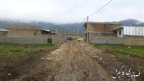 بازدید قاضوی بخشدار لوه از روستای پاسنگ بالا