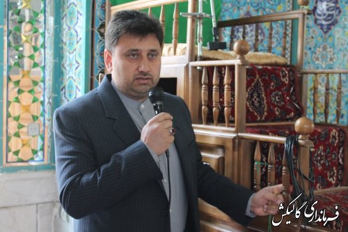 مراسم معنوی اعتکاف در شهرستان گالیکش آغاز شد 