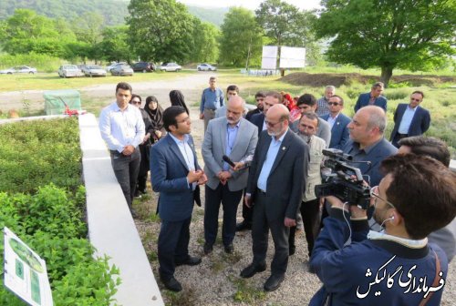 فاز اول زیرساخت دهکده گیاهان دارویی شهرستان گالیکش افتتاح شد