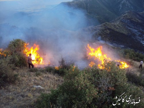 اخبار تکمیلی آتش سوزی پارک ملی گلستان