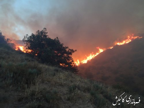 اخبار تکمیلی آتش سوزی پارک ملی گلستان