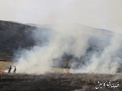 آتش سوزی پارک ملی گلستان بطور کامل مهارشد