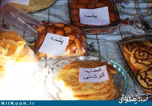 هنر نمایی دختران دبیرستانی در قلب جشنواره غذا و لباس بخش لوه