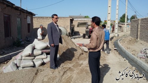 طرح هادی در پنج روستای بخش مرکزی در حال اجرا می باشد