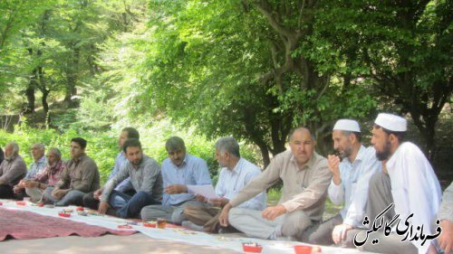 اردوی یکروزه فرهنگی،آموزشی دهیاران، شوراها و دستگاههای اجرایی گالیکش برگزار شد