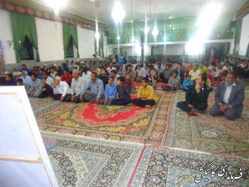 یادواره شهدای روستای میرزاپانگ برگزار گردید