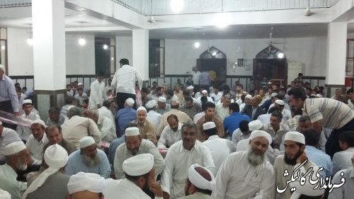 حضور فرماندار در مراسم ختم قرآن روستای ینقاق
