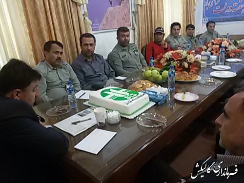دیدار صمیمی فرماندار با محیط بانان پارک ملی گلستان