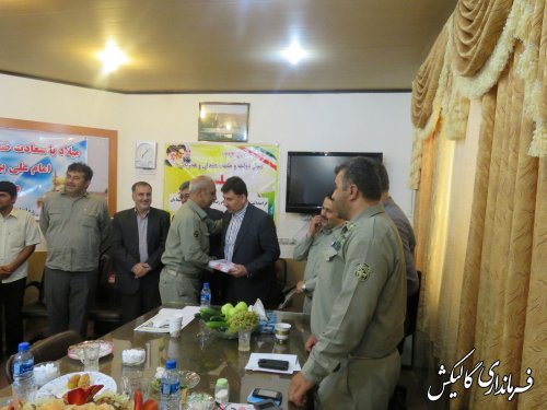 دیدار صمیمی فرماندار با محیط بانان پارک ملی گلستان