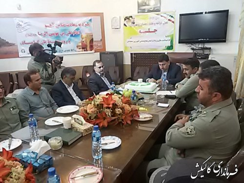 دیدار صمیمی فرماندار با محیط بانان پارک ملی گلستان