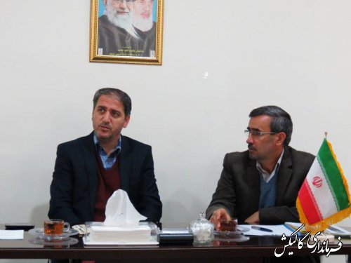 دوازدهمین جلسه مشترک ستاد اننتخابات شهرستان با کارشناسان معاونت سیاسی استانداری