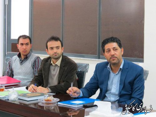 دوازدهمین جلسه مشترک ستاد اننتخابات شهرستان با کارشناسان معاونت سیاسی استانداری