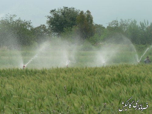 بهره برداری از دو پروژه سیستم های آبیاری نوین در 4 ماهه نخست سال جاری