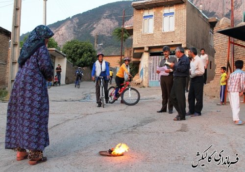 دوچرخه‌سواران گالیکشی به مشهد مقدس اعزام شدند