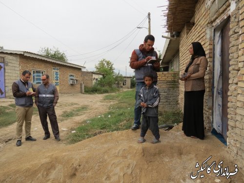 بازدید میدانی از سرشماری حضوری نفوس و مسکن شهرستان گالیکش