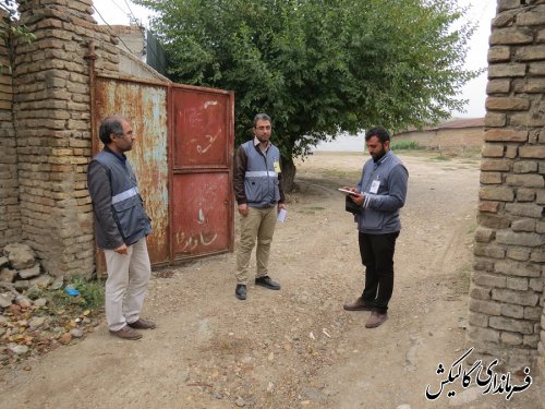 بازدید میدانی از سرشماری حضوری نفوس و مسکن شهرستان گالیکش