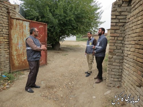 بازدید میدانی از سرشماری حضوری نفوس و مسکن شهرستان گالیکش