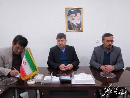 هفتمین جلسه ستاد انتخابات شهرستان گالیکش برگزار شد