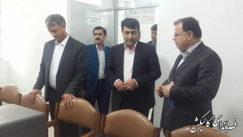 بازدید معاون سیاسی و امنیتی استانداری گلستان از ستاد انتخابات بخش مرکزی گالیکش 