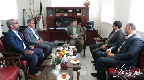 دیدار مدیرکل راهداری و حمل و نقل جاده ای گلستان با فرماندار گالیکش