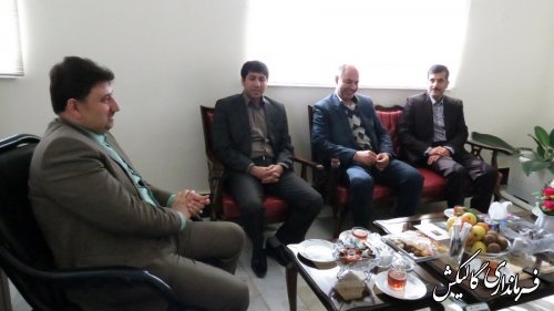 دیدار مدیرکل راهداری و حمل و نقل جاده ای گلستان با فرماندار گالیکش