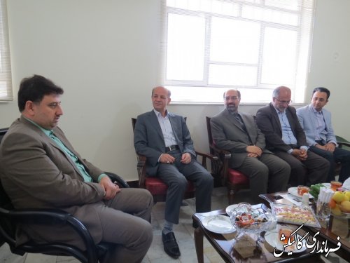 دیدار مدیر کل آب منطقه ای گلستان با فرماندار و رییس ستاد انتخابات گالیکش 