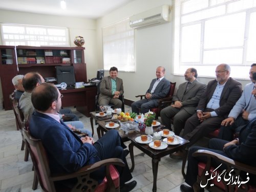 دیدار مدیر کل آب منطقه ای گلستان با فرماندار و رییس ستاد انتخابات گالیکش 