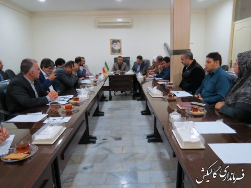 سیزدهمین جلسه ستاد انتخابات شهرستان گالیکش با محور تامین وسایل نقلیه برگزار شد