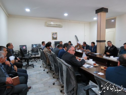 سیزدهمین جلسه ستاد انتخابات شهرستان گالیکش با محور تامین وسایل نقلیه برگزار شد