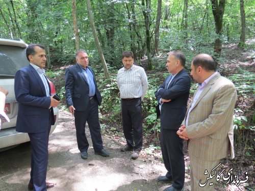 بازدید میدانی و دیدار با اهالی سه روستای محروم و کوهستانی گالیکش