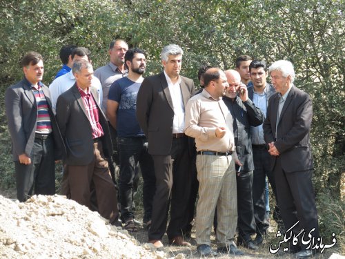 عملیات اجرایی احداث مخزن بتنی یکصد مترمکعبی آب شرب روستای کیارام با اعتباری معادل ۱۳۵۰میلیون ریال آغاز شد