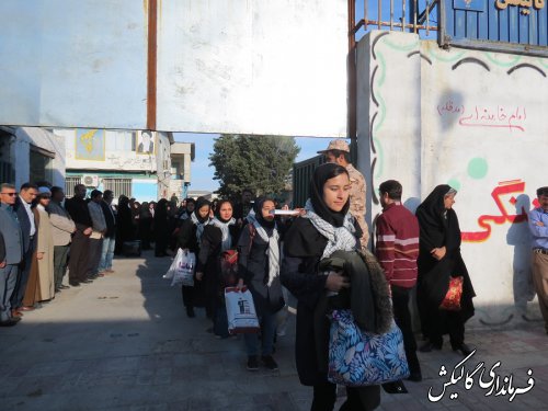 اعزام کاوران راهیان نور دانش آموزی شهرستان گالیکش