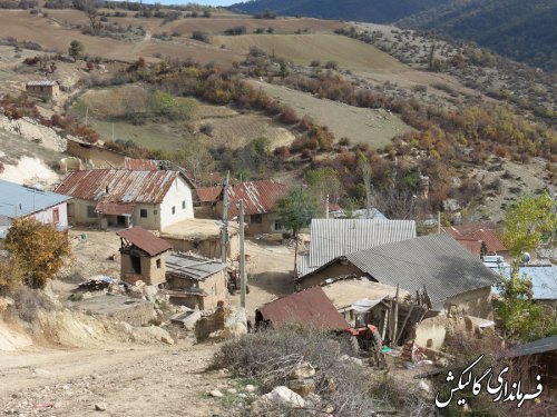 بازدید فرماندار گالیکش از روستای محروم سیجان