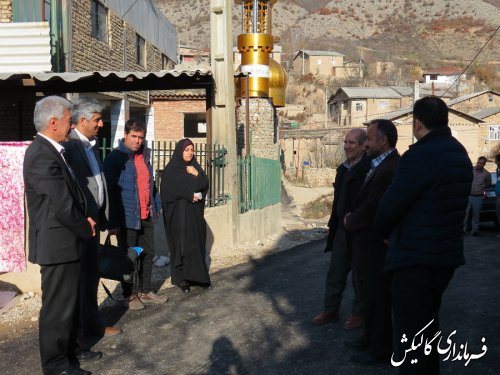 سه هزار و ۱۰۰ متر مربع از معابر روستای فرنگ از توابع بخش مرکزی گالیکش آسفالت شد