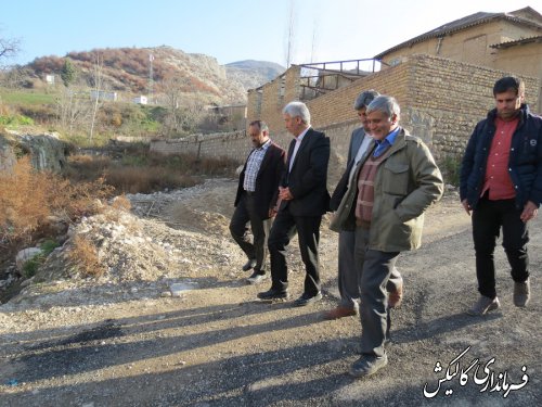 سه هزار و ۱۰۰ متر مربع از معابر روستای فرنگ از توابع بخش مرکزی گالیکش آسفالت شد