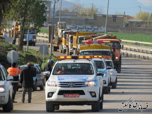 مانور طرح راهداری زمستانه شهرستان گالیکش برگزار شد